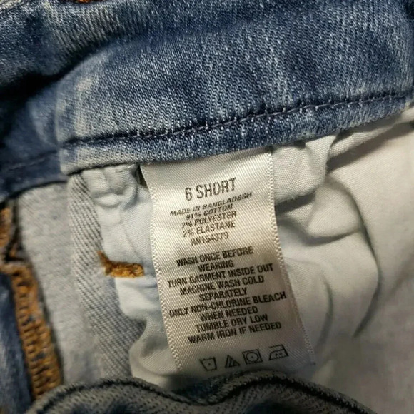 Aeropostale High Waisted Ankle Jeggings Womens Size 6 Short Blue Mid Rise Denim - Picture 5 of 10